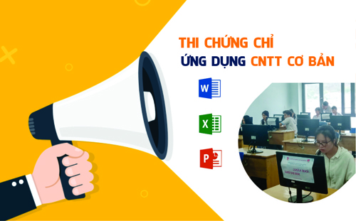 Thi chứng chỉ Ứng dụng CNTT cơ bản